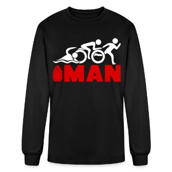 Triathlon Joke Triathletes Triathlete - Men's Long Sleeve T-Shirt - black - Front