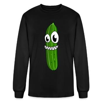 Cucumber Crazy Cucumber - Men's Long Sleeve T-Shirt - black - Front