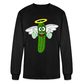 Cucumber Engel Cucumber - Men's Long Sleeve T-Shirt - black - Front