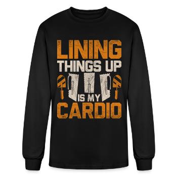 Floor Installer Tile Installer Flooring - Men's Long Sleeve T-Shirt - black - Front