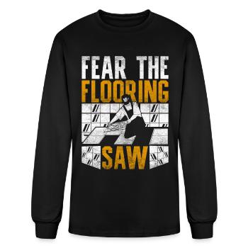 Floor Installer Tile Installer Flooring - Men's Long Sleeve T-Shirt - black - Front