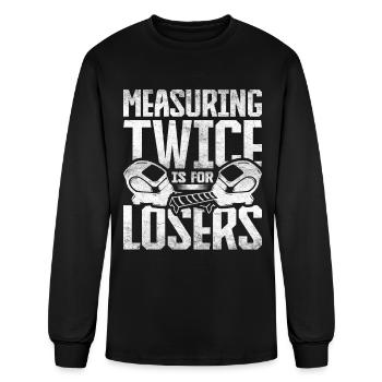 Floor Installer Tile Installer Flooring - Men's Long Sleeve T-Shirt - black - Front