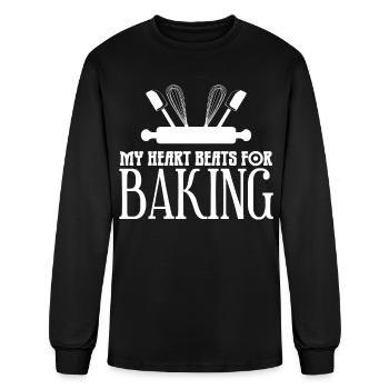 Bakers Bake Bakery Baker - Men's Long Sleeve T-Shirt - black - Front