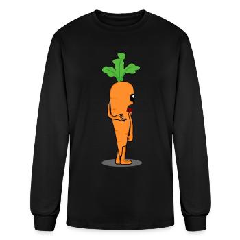 Carrot Circle Game Carrots - Men's Long Sleeve T-Shirt - black - Front