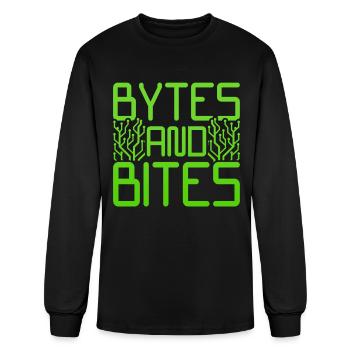 Network Admin Bytes And Bites - Men's Long Sleeve T-Shirt - black - Front