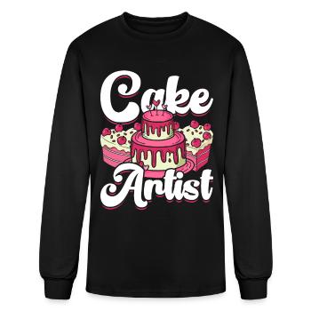 Cake Artist - Men's Long Sleeve T-Shirt - black - Front