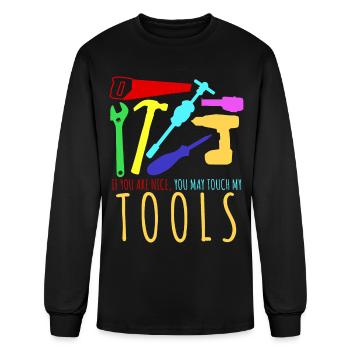 Craftsman Tools Tool DIY - Men's Long Sleeve T-Shirt - black - Front