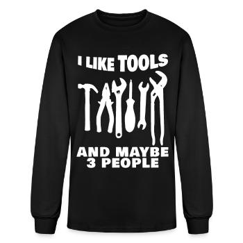 Craftsman Tools DIY Tool - Men's Long Sleeve T-Shirt - black - Front