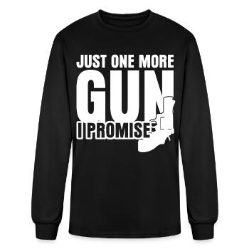 Armes à feu Pistolet Fusil Armes Arme à feu Pistolet - T-shirt à manches longues Homme - noir - Devant