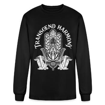 Transcend Harmony Meditation Mantra - Men's Long Sleeve T-Shirt - black - Front