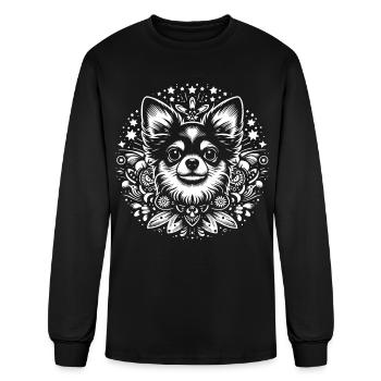 Chihuahua Core - Men's Long Sleeve T-Shirt - black - Front