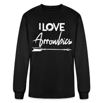 Compound Bow Shooting Archery Bow - Men's Long Sleeve T-Shirt - black - Front