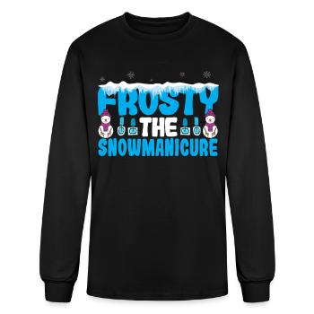 Pedicures Pedicurist Nail Art Nail Tech Christmas - Men's Long Sleeve T-Shirt - black - Front