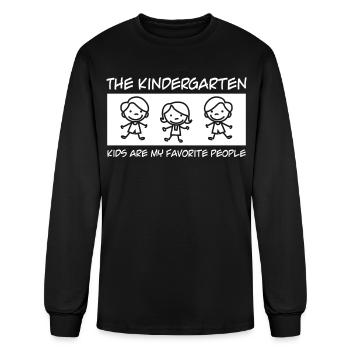 Nursery School Teacher Kindergarten - Men's Long Sleeve T-Shirt - black - Front