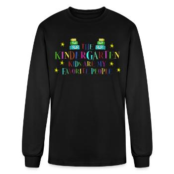 Kindergarten Playschool Nursery School - Men's Long Sleeve T-Shirt - black - Front