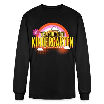 Kindergarten Nursery School - Men's Long Sleeve T-Shirt - black - Front