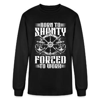 Sailors Sea Shanty - Men's Long Sleeve T-Shirt - black - Front