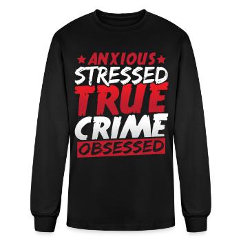 Crime Lover Serial Killer Serial Killer - Men's Long Sleeve T-Shirt - black - Front