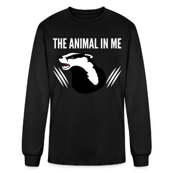 Honey Badger Honey Badgers - Men's Long Sleeve T-Shirt - black - Front
