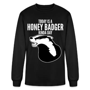 Honey Badgers Honey Badger - Men's Long Sleeve T-Shirt - black - Front