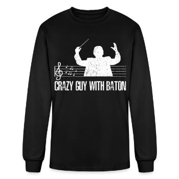Conductor Conducting Classical music - Men's Long Sleeve T-Shirt - black - Front