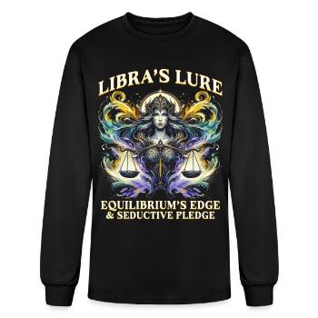 Zodiac Sign Libra's Lure - Men's Long Sleeve T-Shirt - black - Front