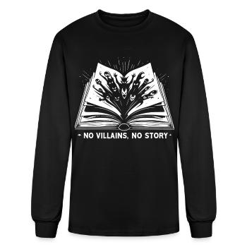 No Villains No Story - Men's Long Sleeve T-Shirt - black - Front