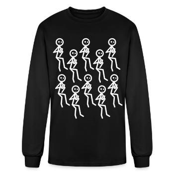 Mobile Phone Smartphone Cellphone - Men's Long Sleeve T-Shirt - black - Front
