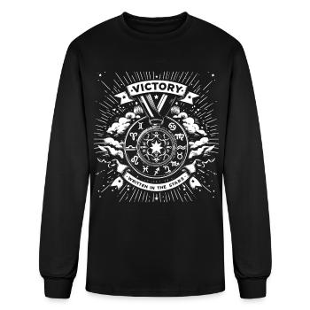 Victory written in the stars - Men's Long Sleeve T-Shirt - black - Front