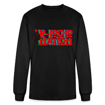 K-Pop Korean Music K-Pop Nation - Men's Long Sleeve T-Shirt - black - Front