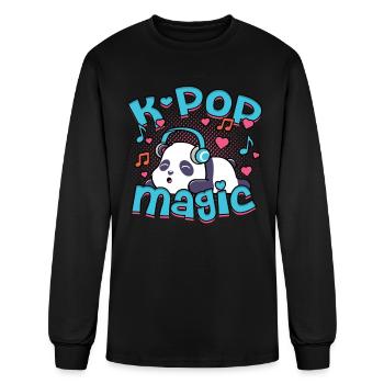 K-Pop Korean Music K-Pop Magic - Men's Long Sleeve T-Shirt - black - Front