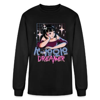 K-Pop Korean Music - Men's Long Sleeve T-Shirt - black - Front
