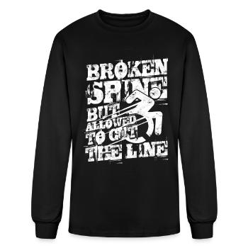 Paraplegic Wheelchair Handicap - Men's Long Sleeve T-Shirt - black - Front