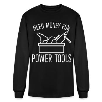 Power Tools Best Electric Tools - Men's Long Sleeve T-Shirt - black - Front