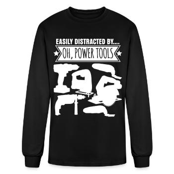 Craftsman Power Tools Best Electric Tool - Men's Long Sleeve T-Shirt - black - Front