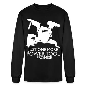 Power Tools Electric Tools - Men's Long Sleeve T-Shirt - black - Front