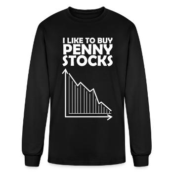 Trader Stock exchange Capitalism Stocks - Men's Long Sleeve T-Shirt - black - Front