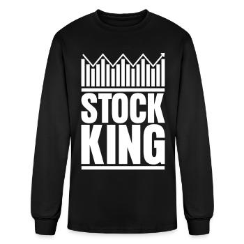 Trader Stocks Stock exchange Capitalism - Men's Long Sleeve T-Shirt - black - Front