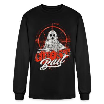 Ghost Bait Halloween Parapsychology - Men's Long Sleeve T-Shirt - black - Front