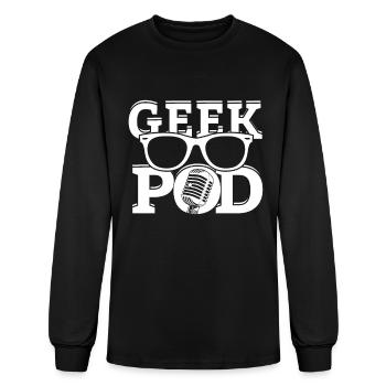 Podcast Podcaster Podcasting - Men's Long Sleeve T-Shirt - black - Front