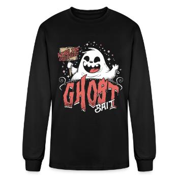 Le plus grand appât fantôme du monde - T-shirt à manches longues Homme - noir - Devant