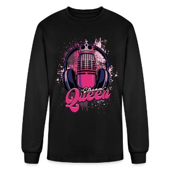 Podcast Podcaster Podcasting - Men's Long Sleeve T-Shirt - black - Front