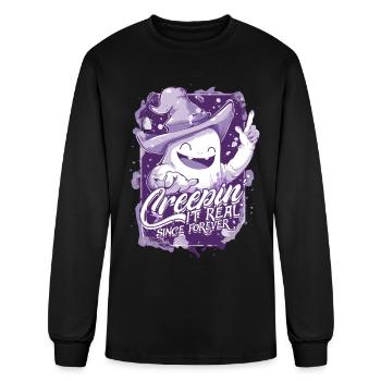 Appât fantôme Halloween Parapsychologie - T-shirt à manches longues Homme - noir - Devant
