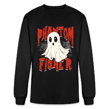 Appât fantôme Halloween Parapsychologie - T-shirt à manches longues Homme - noir - Devant