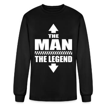 The Man The Legend Spring Break Macho Casanova - Men's Long Sleeve T-Shirt - black - Front