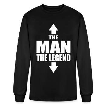 The Man The Legend Spring Break Macho Casanova - Men's Long Sleeve T-Shirt - black - Front