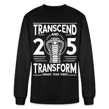 Transcend and Transform Snake Year Vibes - Men's Long Sleeve T-Shirt - black - Front