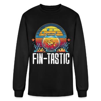 Aquarium Fish Breeder Sea Tank - Men's Long Sleeve T-Shirt - black - Front