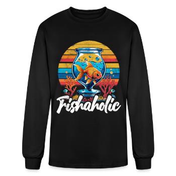 Aquarium Fish Breeder Sea Tank - Men's Long Sleeve T-Shirt - black - Front