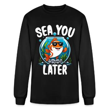 Aquarium Fish Breeder Sea Tank - Men's Long Sleeve T-Shirt - black - Front